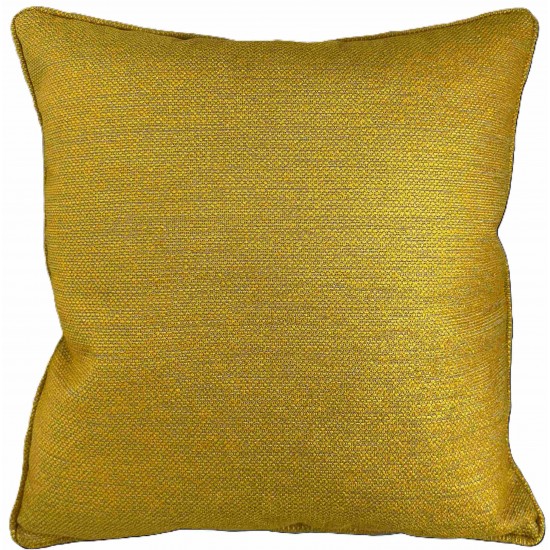 ALMOFADA RUSTICA MOSTARDA LISA 52X52CM ALMOFADA RUSTICA MOSTARDA LISA 52X52CM