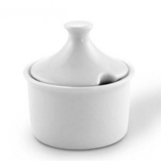 ACUCAREIRO DE PORCELANA C/TAMPA  BRANCA