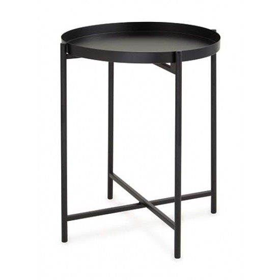 MESA EM METAL PRETA P