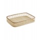 BANDEJA RETANGULAR EM BAMBU  G 12685
