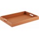 BANDEJA DE COURINO MARROM 45X32CM