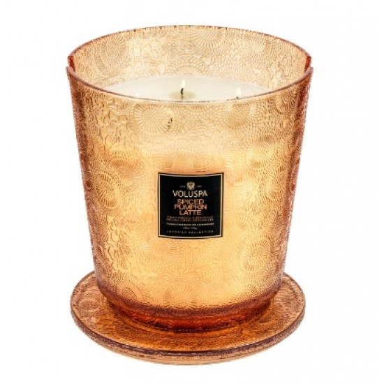 VELA PEDESTAL 3 PAVIOS SPICED PUMPKIN LATTE +80H -VOLUSPA VELA PEDESTAL 3 PAVIOS SPICED PUMPKIN LATTE +80H -VOLUSPA