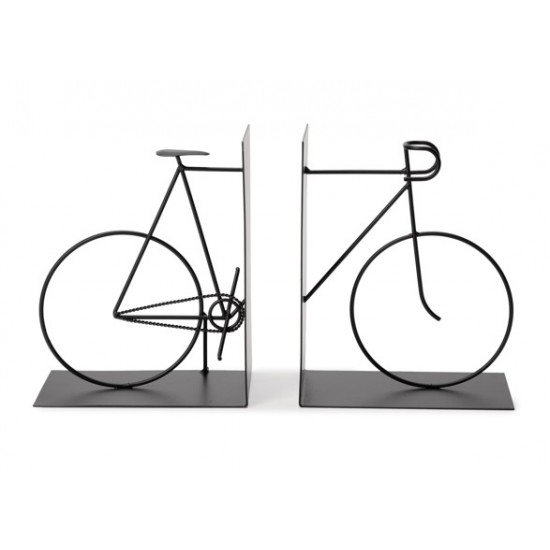 APARADOR DE LIVRO BICICLETA EM METAL