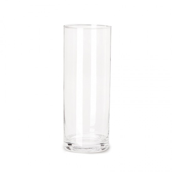 VASO EM VIDRO  CILINDRO TRANSPARENTE P