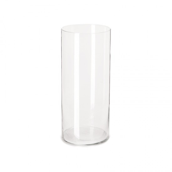 VASO EM VIDRO  CILINDRO TRANSPARENTE G