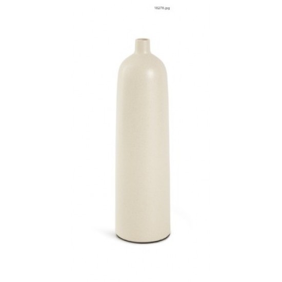 VASO EM CERAMICA OFF WHITE