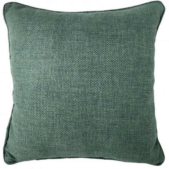 ALMOFADA LINHO VERDE LISA C/CORDAO