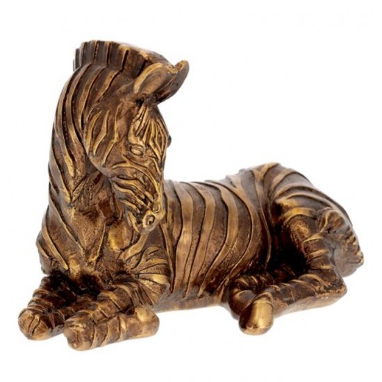 ESCULTURA ZEBRA EM POLIRRESINA