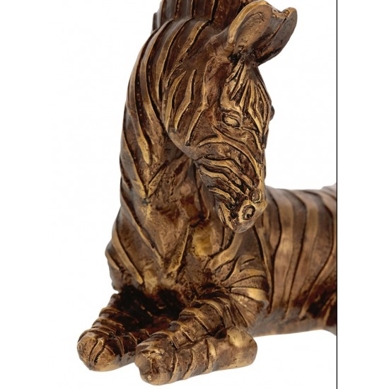 ESCULTURA ZEBRA EM POLIRRESINA