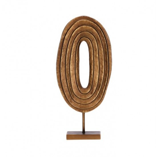 ESCULTURA EM POLIRRESINA DOURADA