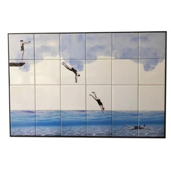 QUADRO MERGULHO 65X95CM
