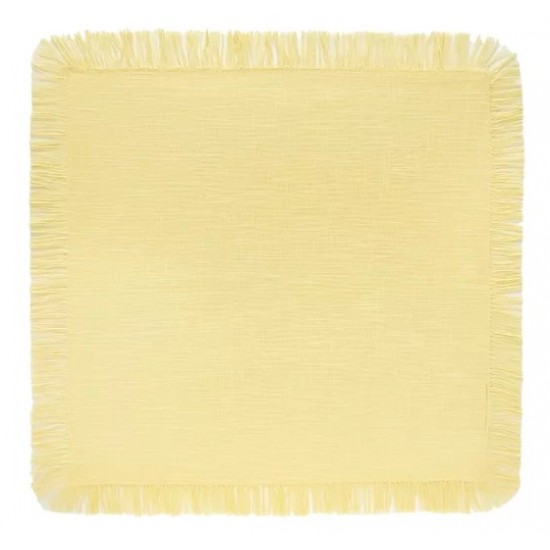 GUARDANAPO FRANJA COLORATTA SUNSHINE 40X40CM GUARDANAPO FRANJA COLORATTA SUNSHINE 40X40CM