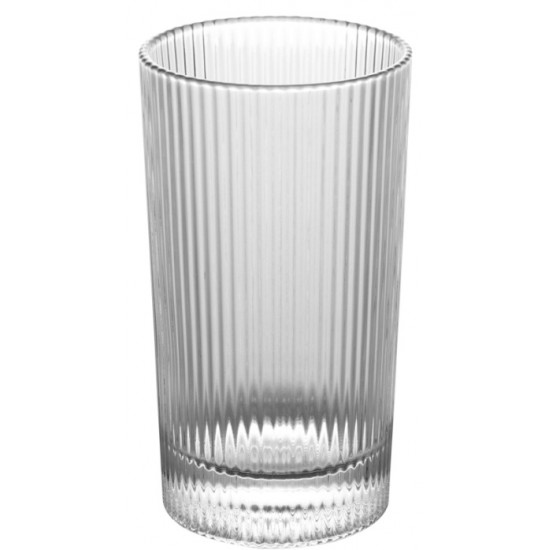 COPO ALTO DE CRISTAL CANELADO 400ML