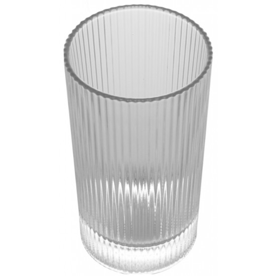 COPO ALTO DE CRISTAL CANELADO 400ML