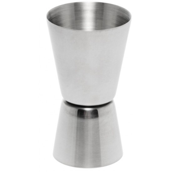 DOSADOR DUPLO DE ACO INOX 15ML/30ML