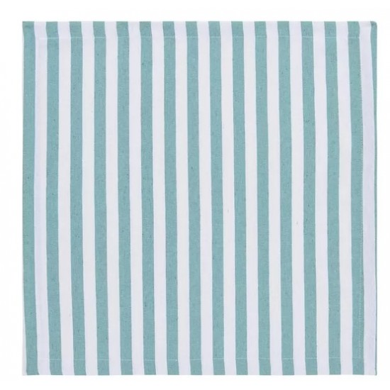 GUARDANAPO LISTRAS TURQUESA 45X45CM GUARDANAPO LISTRAS TURQUESA 45X45CM