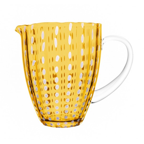 JARRA DE VIDRO ORQUIDEA AMBAR 1,5L