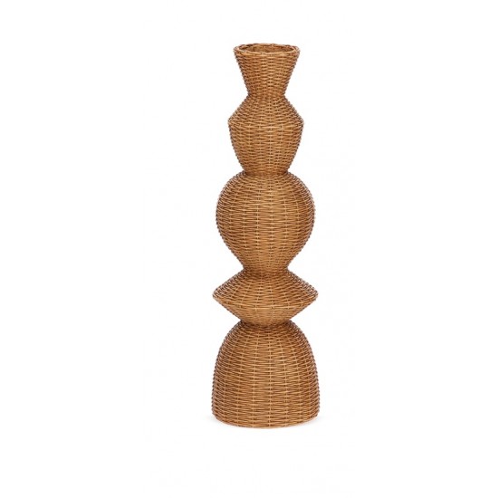 VASO EM TEXTURA PALHA  G