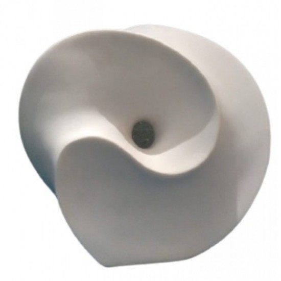 ESCULTURA VENTO G BRANCO 26X28CM