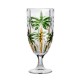 TACA DE CRISTAL PALM TREE VERDE SPRAYED 450ML