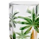 TACA DE CRISTAL PALM TREE VERDE SPRAYED 450ML