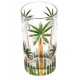 COPO ALTO PALM TREE HANDPAINT VERDE 360ML