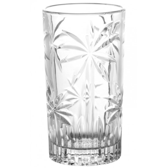 COPO PALM TREE DE CRISTAL TRANS 360ML