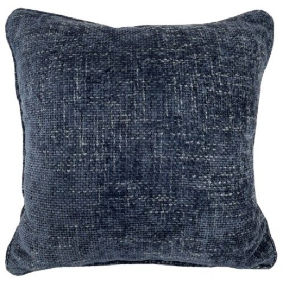 ALMOFADA CHENILLE  AZUL MARINHO