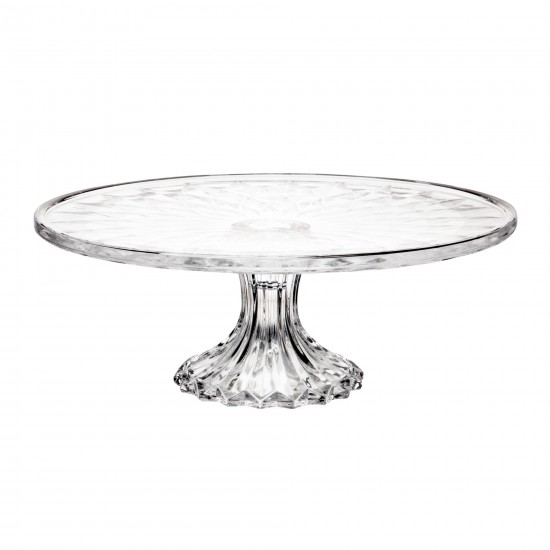 PRATO P/ BOLO DE CRISTAL ECOL C/ PE DIAMOND 31CM