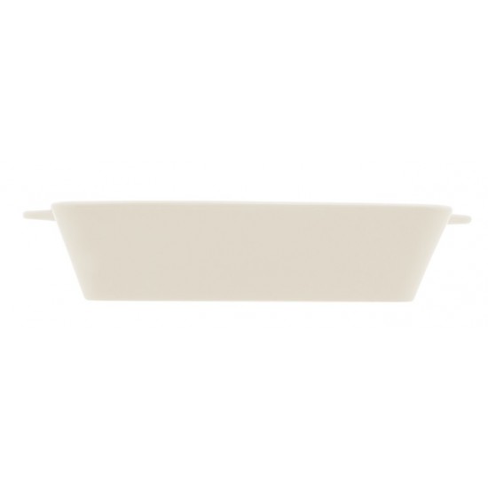REFRATARIO PORCELANA C/ALCA BASIC BRANCO 33,5x20,5CM 2290