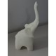 ESCULTURA ELEFANTE EM MARMORE MEDIO 13x7x26CM