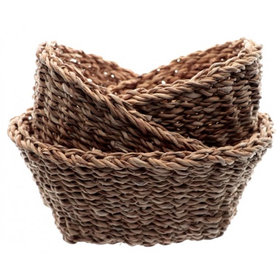 CESTA OVAL FIBRA NATURAL G -  23372