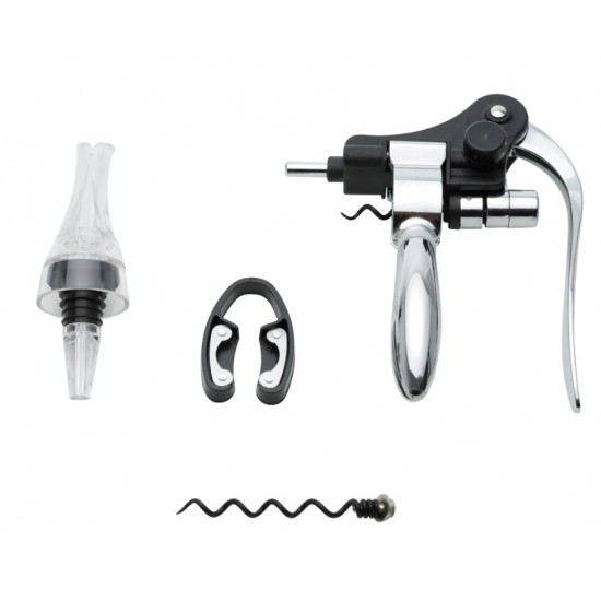 CJ 4PC P/VINHO INOX C/CAIXA CJ 4PC P/VINHO INOX C/CAIXA