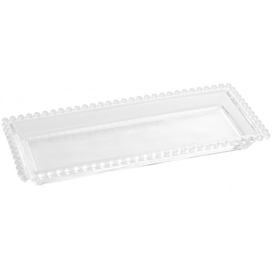 TRAVESSA CRISTAL PEARL 30X13CM