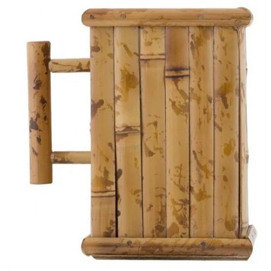 PORTA SUCO  DE CAIXINHA DE BAMBU NATURAL