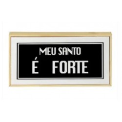 AZULEJO WOOD -  MEU SANTO É FORTE