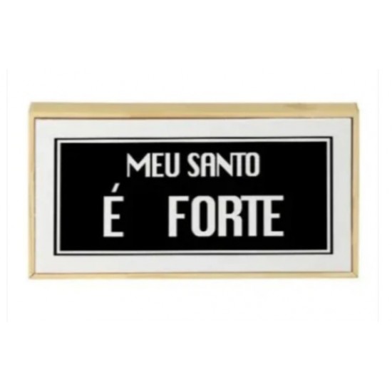 AZULEJO WOOD - MEU SANTO É FORTE AZULEJO WOOD - MEU SANTO É FORTE
