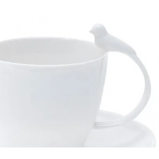 CJ DE XICARAS DE CHA  PORCELANA BIRDS 200ML