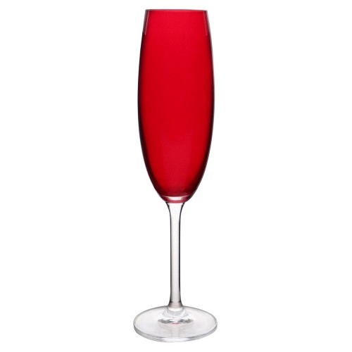 Taça p/ Champanhe Cristal Gastro 220ml Vermelho