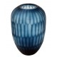 VASO DE VIDRO AZUL 19X28CM