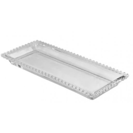 TRAVESSA CRISTAL PEARL 30X13CM