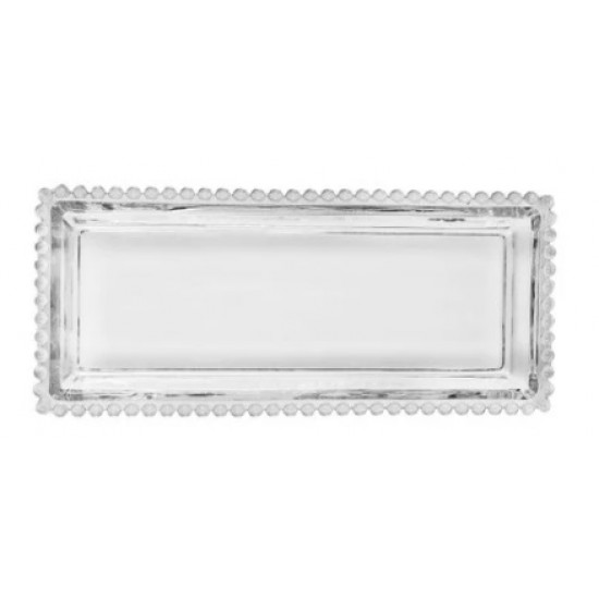 TRAVESSA CRISTAL PEARL 30X13CM