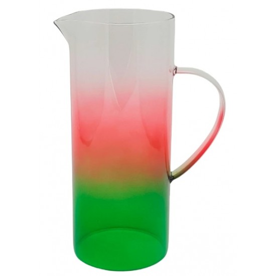JARRA PALM EM VIDRO VERMELHO DEGRADE 1,2LT