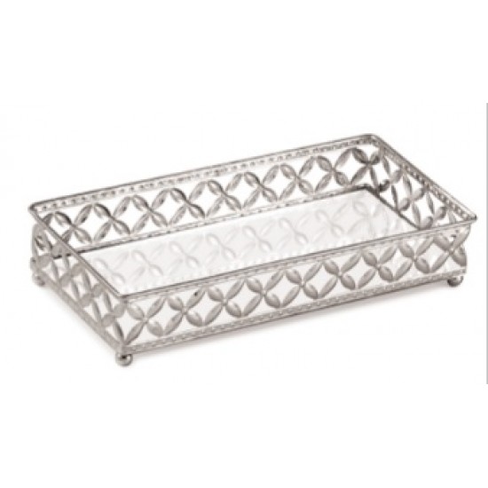 BANDEJA PRATA EM METAL G 12024