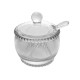 AÇUCAREIRO CRISTAL C/ COLHER PEARL
