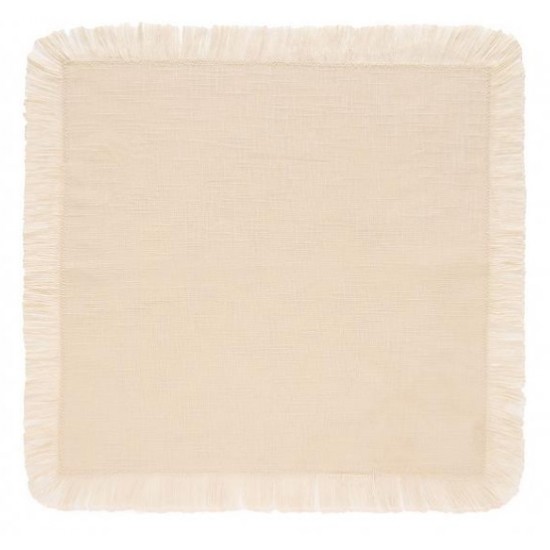 GUARDANAPO FRANJA 40X40CM COLORATTA TAUPE CLARO GUARDANAPO FRANJA 40X40CM COLORATTA TAUPE CLARO