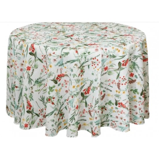 TOALHA DE MESA REDONDA ACQUA GIARDINO 1,80CM TOALHA DE MESA REDONDA ACQUA GIARDINO 1,80CM