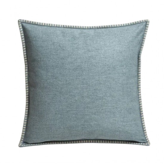 ALMOFADA BORDADO CASEADO AZUL JEANS