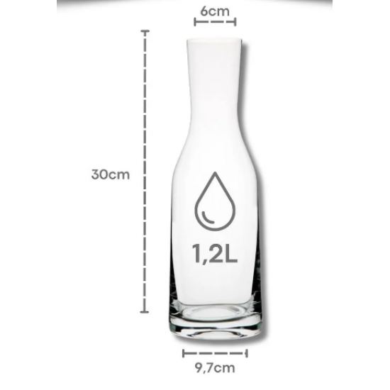 DECANTER DE CRYSTAL 1200ML