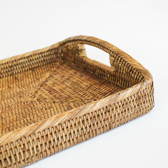 BANDEJA EM RATTAN SUNSRISE 40X30CM